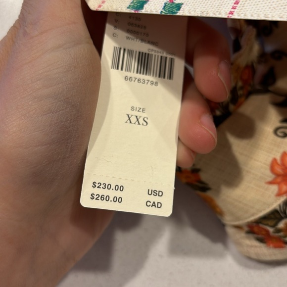 NWT Farm Rio Anthropologie Halter Maxi Dress Size XXS - Picture 9 of 9